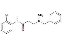 N~3~-benzyl-N~1~-(2-chlorophenyl)-N~3~-methyl-beta-alaninamide hydrochloride