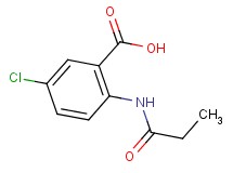 5-chloro-2-(propionylamino)benzoic acid