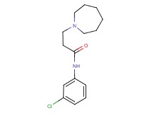 3-(1-azepanyl)-N-(3-chlorophenyl)propanamide hydrochloride