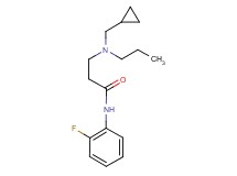 N~3~-(cyclopropylmethyl)-N~1~-(2-fluorophenyl)-N~3~-propyl-beta-alaninamide