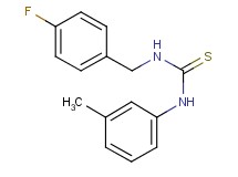 N-(4-fluorobenzyl)-N'-(3-methylphenyl)thiourea