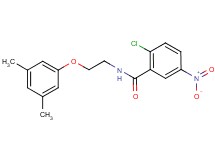 2-chloro-N-[2-(3,5-dimethylphenoxy)ethyl]-5-nitrobenzamide