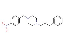 1-(4-nitrobenzyl)-4-(3-phenylpropyl)piperazine oxalate