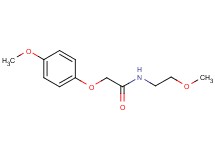 N-(2-methoxyethyl)-2-(4-methoxyphenoxy)acetamide