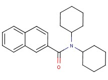 N,N-dicyclohexyl-2-naphthamide