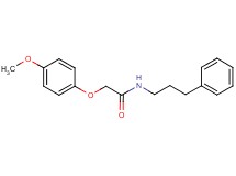 2-(4-methoxyphenoxy)-N-(3-phenylpropyl)acetamide