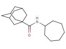 N-cycloheptyl-1-adamantanecarboxamide