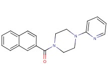 1-(2-naphthoyl)-4-(2-pyridinyl)piperazine