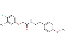 2-(4-chloro-3-methylphenoxy)-N-[2-(4-methoxyphenyl)ethyl]acetamide