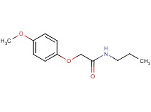 2-(4-methoxyphenoxy)-N-propylacetamide