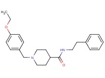 1-(4-ethoxybenzyl)-N-(2-phenylethyl)-4-piperidinecarboxamide oxalate