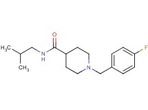 1-(4-fluorobenzyl)-N-isobutyl-4-piperidinecarboxamide oxalate