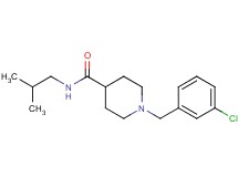 1-(3-chlorobenzyl)-N-isobutyl-4-piperidinecarboxamide