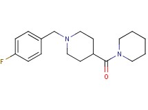 1-(4-fluorobenzyl)-4-(1-piperidinylcarbonyl)piperidine