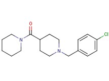 1-(4-chlorobenzyl)-4-(1-piperidinylcarbonyl)piperidine oxalate