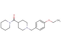 1-(4-ethoxybenzyl)-4-(1-piperidinylcarbonyl)piperidine oxalate