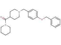 1-[4-(benzyloxy)benzyl]-4-(1-piperidinylcarbonyl)piperidine oxalate