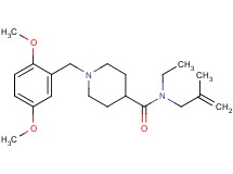 1-(2,5-dimethoxybenzyl)-N-ethyl-N-(2-methyl-2-propen-1-yl)-4-piperidinecarboxamide oxalate
