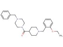 1-benzyl-4-{[1-(2-ethoxybenzyl)-4-piperidinyl]carbonyl}piperazine oxalate