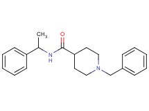1-benzyl-N-(1-phenylethyl)-4-piperidinecarboxamide oxalate
