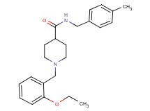 1-(2-ethoxybenzyl)-N-(4-methylbenzyl)-4-piperidinecarboxamide