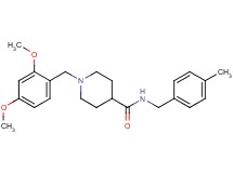 1-(2,4-dimethoxybenzyl)-N-(4-methylbenzyl)-4-piperidinecarboxamide oxalate