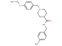 1-(4-ethoxybenzyl)-N-(4-methylbenzyl)-4-piperidinecarboxamide oxalate