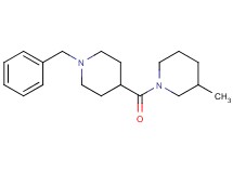 1-[(1-benzyl-4-piperidinyl)carbonyl]-3-methylpiperidine