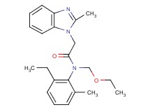 N-(ethoxymethyl)-N-(2-ethyl-6-methylphenyl)-2-(2-methyl-1H-benzimidazol-1-yl)acetamide