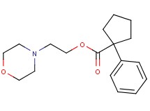 2-(4-morpholinyl)ethyl 1-phenylcyclopentanecarboxylate hydrochloride