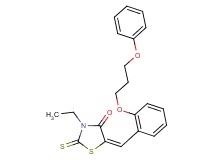 3-ethyl-5-[2-(3-phenoxypropoxy)benzylidene]-2-thioxo-1,3-thiazolidin-4-one