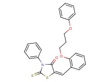 5-[2-(3-phenoxypropoxy)benzylidene]-3-phenyl-2-thioxo-1,3-thiazolidin-4-one