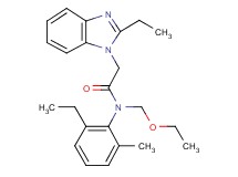 N-(ethoxymethyl)-2-(2-ethyl-1H-benzimidazol-1-yl)-N-(2-ethyl-6-methylphenyl)acetamide