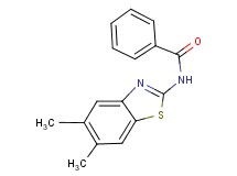 N-(5,6-dimethyl-1,3-benzothiazol-2-yl)benzamide