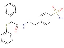 N-{2-[4-(aminosulfonyl)phenyl]ethyl}-2-phenyl-2-(phenylthio)acetamide