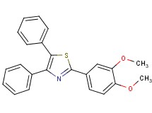 2-(3,4-dimethoxyphenyl)-4,5-diphenyl-1,3-thiazole