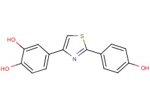 4-[2-(4-hydroxyphenyl)-1,3-thiazol-4-yl]-1,2-benzenediol