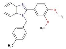 2-(3,4-dimethoxyphenyl)-1-(4-methylbenzyl)-1H-benzimidazole