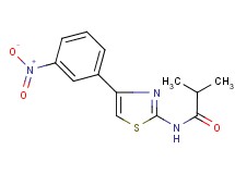 2-methyl-N-[4-(3-nitrophenyl)-1,3-thiazol-2-yl]propanamide