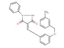 4-{3-[(3-methylbenzyl)oxy]benzylidene}-1-phenyl-3,5-pyrazolidinedione