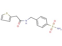 N-[4-(aminosulfonyl)benzyl]-2-(2-thienyl)acetamide