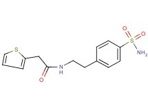 N-{2-[4-(aminosulfonyl)phenyl]ethyl}-2-(2-thienyl)acetamide