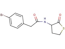 2-(4-bromophenyl)-N-(2-oxotetrahydro-3-thienyl)acetamide