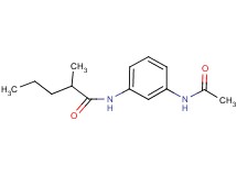 N-[3-(acetylamino)phenyl]-2-methylpentanamide