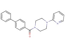 1-(4-biphenylylcarbonyl)-4-(2-pyridinyl)piperazine