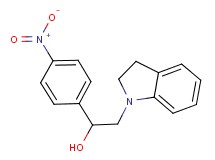 2-(2,3-dihydro-1H-indol-1-yl)-1-(4-nitrophenyl)ethanol