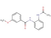 N-[2-(acetylamino)phenyl]-3-methoxybenzamide