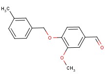 3-methoxy-4-[(3-methylbenzyl)oxy]benzaldehyde