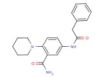 5-[(phenylacetyl)amino]-2-(1-piperidinyl)benzamide