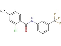 2-chloro-4-methyl-N-[3-(trifluoromethyl)phenyl]benzamide